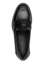 Tamaris Damen Leder Slipper 1-24660-45-003 Frauen Loafer Schuhe Schwarz