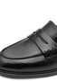 Tamaris Damen Leder Slipper 1-24660-45-003 Frauen Loafer Schuhe Schwarz
