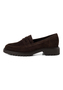 Tamaris Damen Lederslipper 1-24300-45-304 Frauen Loafer Halbschuh Dunkelbraun
