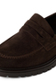 Tamaris Damen Lederslipper 1-24300-45-304 Frauen Loafer Halbschuh Dunkelbraun