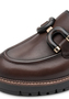 Tamaris Damen Leder Slipper 1-24740-47-304 Frauen Loafer Schuhe Braun