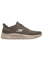 Skechers Herren Go Walk Flex Master Sneaker Slip-On 216924 DKTP Braun