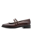 Tamaris Leder Ballerina 1-22131-45-342 Damen Frauen Schuhe Braun 