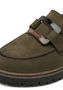Tamaris Damen Leder Slipper 1-24722-43-722 Frauen Loafer Schuhe Dunkelgr�n