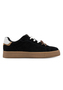 Tamaris Damen Leder Sneaker 1-23708-47-001 Frauen Low Top Schn�rschuh schwarz 