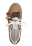 Tamaris Damen Leder Sneaker 1-23708-47-310 Frauen Low Top Schn�rschuh braun