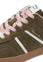 Tamaris Sneaker 1-23624-43-722 Damen Low Top Frauen Schuh Leder Dunkelgr�n