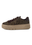 Tamaris Damen Leder Sneaker 1-23702-45-792 Frauen Low Top Schuhe Leopard