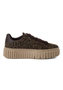 Tamaris Damen Leder Sneaker 1-23702-45-792 Frauen Low Top Schuhe Leopard