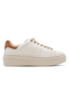 Tamaris Damen Leder Sneaker 1-23775-47-430 Frauen Schn�rschuh beige