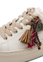Tamaris Damen Leder Sneaker 1-23775-47-430 Frauen Schn�rschuh beige