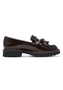 Tamaris Damen Slipper 1-24353-47-304 Frauen Loafer Plateau Schuhe Braun