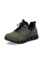 Rieker Damen Sneaker Low Gummizug Komfortweite G M6058-54 Gr�n