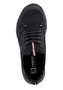 Rieker Damen Slipper Sneaker vegan MemoSoft Gummizug M6078-00 Black