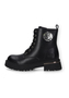 Dockers by Gerli M�dchen Boots Schn�rstiefel 55SV705-610155 Schwarz Silber