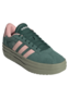 Adidas Damen VL COURT BOLD Plateau Sneaker Frauen Schuh KH9467 Green/Coral