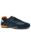 Geox Herren U Snake Slip-On Sneaker Veloursleder Mesh Blau
