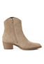 Tamaris Damen Cowboy Lederstiefellette 1-25702-41-4B0 Stiefel Beige