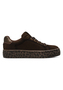 Tamaris Damen Sneaker 1-23751-44-369 Frauen Low Top Schuhe Vegan Braun Leo