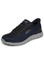 Skechers Herren Track Revno Slip Ins Sneaker Blue Black