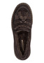 Tamaris Damen Leder Slipper 1-24716-47-304 Frauen Loafer Warmfutter Braun