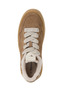 Tamaris Damen Leder Sneaker 1-23706-47-400 Low-Top Frauen Warmfutter Beige