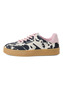 Tamaris Damen Leder Sneaker 1-23723-44-102 Low Top Frauen Schuh Kuhmuster