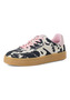 Tamaris Damen Leder Sneaker 1-23723-44-102 Low Top Frauen Schuh Kuhmuster