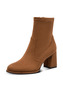 Tamaris Damen Textil Stiefelette Boot 1-25057-43-381 Stiefel M2535741 braun