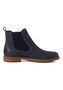 Tamaris Damen Chelsea Boot Lederstiefelette 1-25056-41-27 Frauen Blau