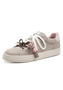 Tamaris Damen Leder Sneaker 1-23708-47-341 Frauen Low Top Schn�rschuh Taupe