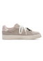 Tamaris Damen Leder Sneaker 1-23708-47-341 Frauen Low Top Schn�rschuh Taupe