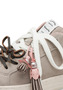 Tamaris Damen Leder Sneaker 1-23708-47-341 Frauen Low Top Schn�rschuh Taupe