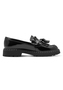 Tamaris Damen Slipper 1-24353-47-001 Frauen Loafer Plateau Schuhe Schwarz