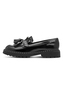 Tamaris Damen Slipper 1-24353-47-001 Frauen Loafer Plateau Schuhe Schwarz