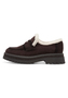 Tamaris Damen Leder Slipper 1-24720-47-304 Frauen Loafer Warmfutter Braun