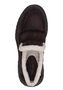 Tamaris Damen Leder Slipper 1-24720-47-304 Frauen Loafer Warmfutter Braun