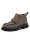 Tamaris Damen Lederstiefelette 1-25451-47-341 Frauen Loafer-Style Braun