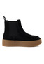 Tamaris Damen Leder Chelsea Boot 1-25401-47-001 Frauen Stiefelette Schwarz