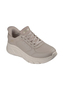 Skechers Damen Slip Ins Sneaker Hands Free Taupe