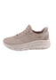 Skechers Damen Slip Ins Sneaker Hands Free Taupe
