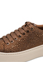 Tamaris Damen Sneaker 1-23795-46-905 Frauen Low Top Glitzer Braun