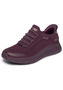 Skechers Damen BOBS Squad 4 Dire Step Slip Ins Sneaker Burgundy