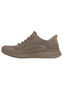 Skechers Damen BOBS Squad 4 Dire Step Slip Ins Sneaker Dark Taupe