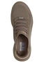 Skechers Damen BOBS Squad 4 Dire Step Slip Ins Sneaker Dark Taupe