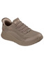 Skechers Damen BOBS Squad 4 Dire Step Slip Ins Sneaker Dark Taupe