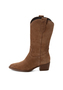 Tamaris Damen Lederstiefel 1-25701-41-300 Wildleder Western Frauen braun 