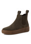 Tamaris Damen Chelsea Boot 1-25403-43-744 Lederstiefelette Dunkelgr�n