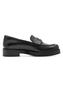 Tamaris Damen Leder Slipper 1-24354-47-001 Frauen Loafer Schuhe Schwarz