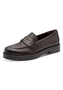 Tamaris Damen Leder Slipper 1-24354-47-304 Frauen Loafer Schuhe Braun